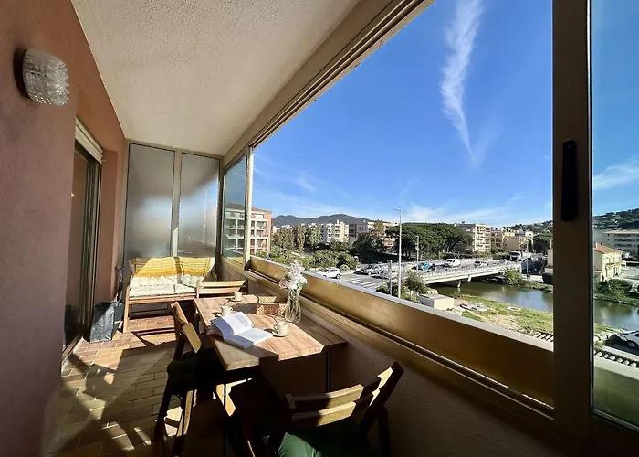 Sm023 Terrasse Du Soleil Maxime Centre-ville T2 Vue Proche De La 公寓 圣马克西姆