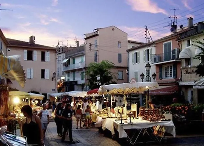 公寓 Sm023 Terrasse Du Soleil Maxime Centre-ville T2 Vue Proche De La 圣马克西姆